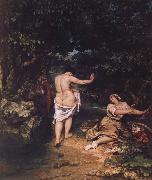 Gustave Courbet The bathers oil painting on canvas